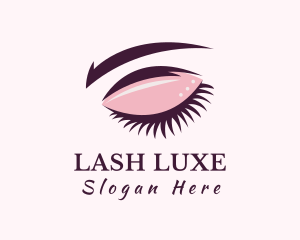 Beauty Eyelash Woman logo design