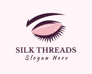 Beauty Eyelash Woman logo design