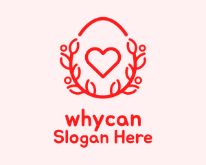 Red Egg Heart Logo