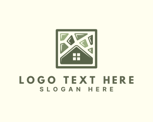 Mat - House Floor Decor logo design