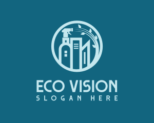 Eco Clean Building logo design