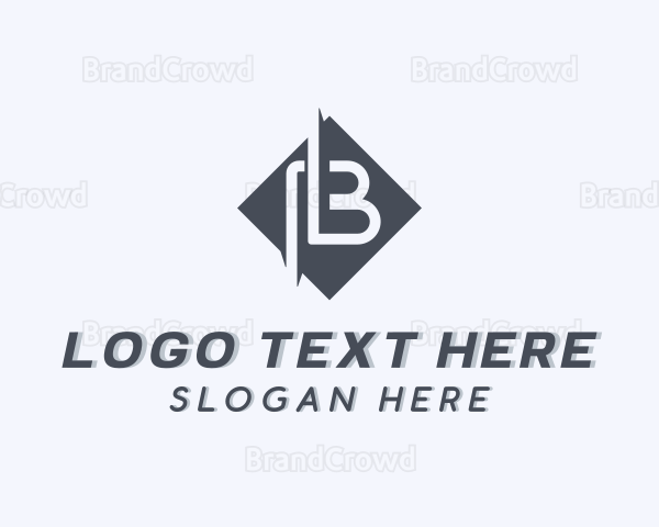 Generic Diamond App Letter B Logo
