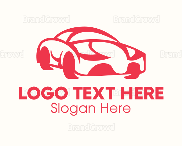 Red Luxury Car Logo