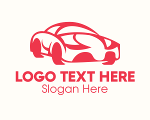 Car Dealer - Red Luxury Car logo design