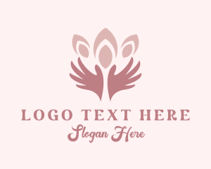 Self Care - Massage Hand Spa logo design