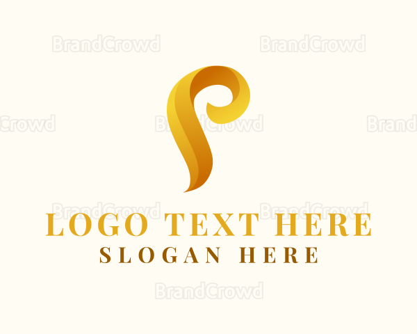 Corporate Swoosh Gradient Logo