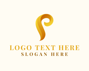 Law - Corporate Swoosh Gradient logo design