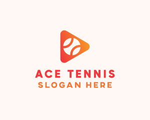 Tennis - Tennis Media Player logo design