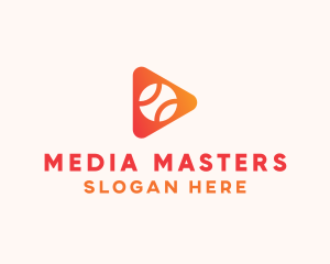 Media - Tennis Media Player logo design