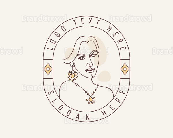 Woman Luxury Accessory Logo