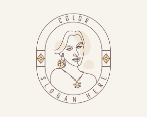 Gemstone - Woman Luxury Accessory logo design