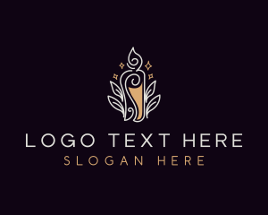 Ember - Elegant Candle Light logo design