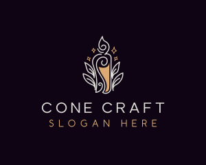 Elegant Candle Light logo design