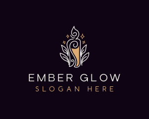 Ember - Elegant Candle Light logo design