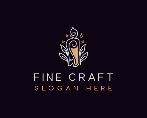 Elegant Candle Light logo design