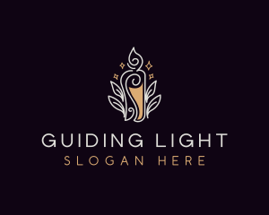 Elegant Candle Light logo design