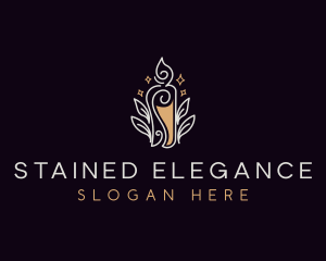 Elegant Candle Light logo design