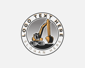 Contractor - Industrial Excavation Construction logo design