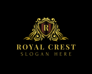 Crest Shield Royal logo design