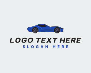 Drag Race - Speed Race Car logo design