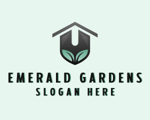 House Trowel Gardening logo design