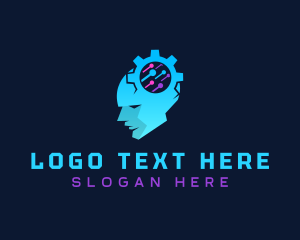 App - Robotic Human Intelligence logo design