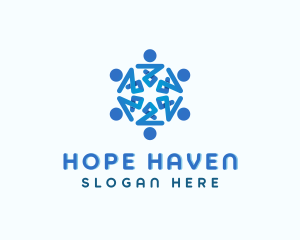 Human Hope Charity Foundation logo design