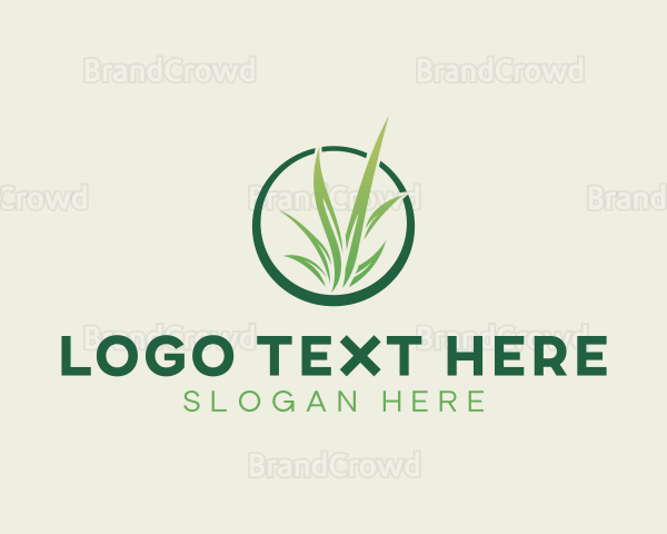 Lawn Garden Grass Logo