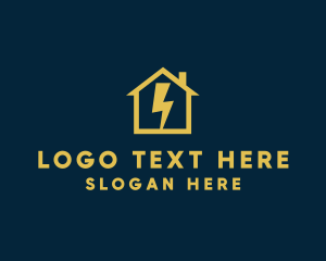 Service - Electrical House logo design