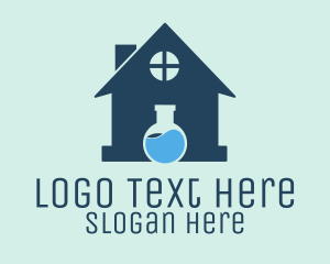 Home - Science Lab Home logo design