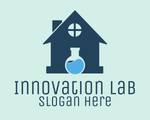 Lab - Science Lab Home logo design