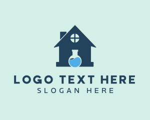 Scientific - Science Lab Home logo design