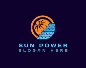 Solar - Solar Lightning Sun logo design