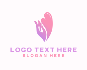 Heart - Hand Care Organization logo design