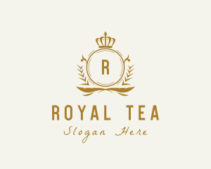 Royal Crown Wreath Monarchy logo design