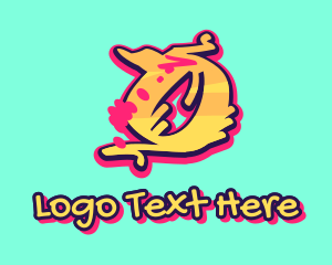 Teen - Graffiti Art Number 0 logo design