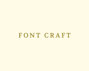 Typeface - Classy Luxury Font logo design