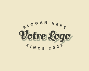 Wordmark - Simple Generic Cursive logo design