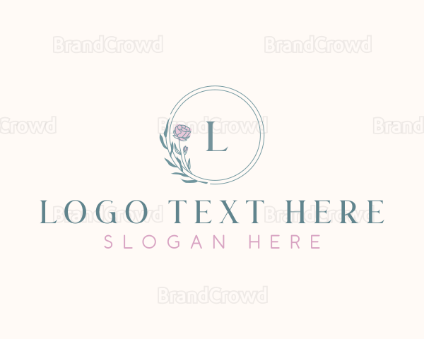 Elegant Flower Boutique Logo