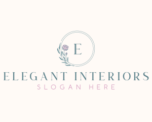 Elegant Flower Boutique logo design