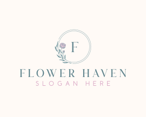 Elegant Flower Boutique logo design