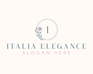 Elegant Flower Boutique logo design