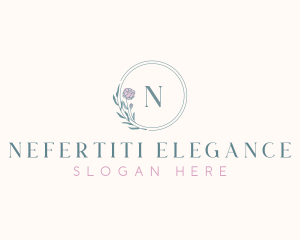 Elegant Flower Boutique logo design