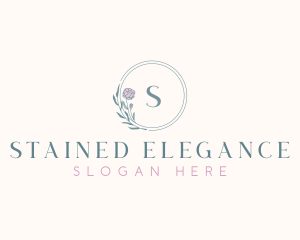 Elegant Flower Boutique logo design