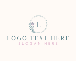 Elegant Flower Boutique Logo