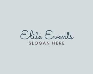 Elegant Cursive Business Logo