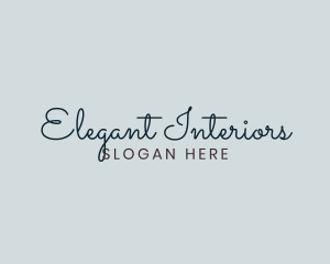 Elegant Cursive Business logo design