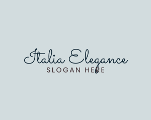 Elegant Cursive Business logo design