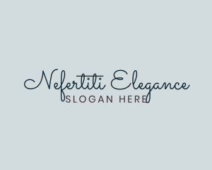 Elegant Cursive Business logo design