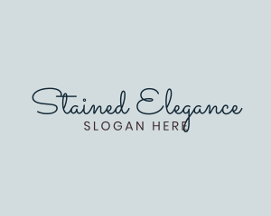 Elegant Cursive Business logo design